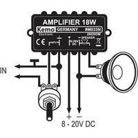 Mono amp Component Kemo M033N 9 Vdc, 12 Vdc, 18 Vdc, 20 Vdc 18 W 4 ?