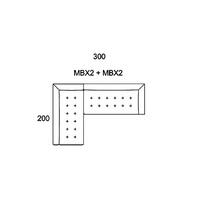 Morellia Modular 4x2 Left Sided Corner Sofa [MBX2+MBX2]