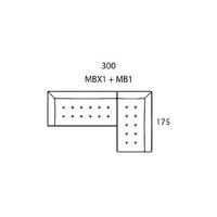 Morellia Modular 4x1 Right Sided Corner Sofa [MBX1+MB1]