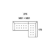 Morellia Modular 3x1 Right Sided Corner Sofa [MB1+MB1]