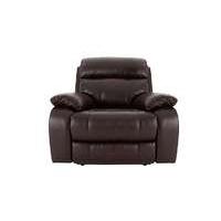 moreno leather recliner armchair