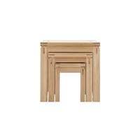 Modena Nest of Oak Tables