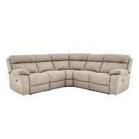 moreno fabric recliner corner sofa