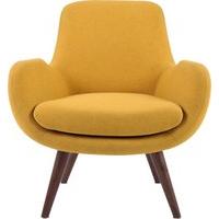 moby accent chair yolk yellow