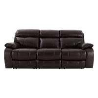 Moreno 3 Seater Leather Recliner Sofa