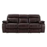 Moreno 3 Seater Leather Recliner Sofa