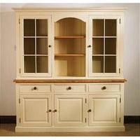 Mottisfont Painted Cadiz Dresser (Cream, Oak, Metal)