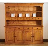 Mottisfont Waxed Large Welsh Dresser (Wooden)