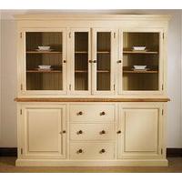 mottisfont painted marlborough dresser cream oak metal