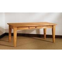 Mottisfont Waxed 5ft x 3ft Taper Leg Table (Metal)