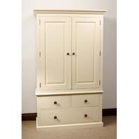 Mottisfont Painted Larder Unit (Cream, Wooden)