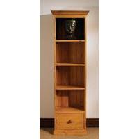 Mottisfont Waxed Slim Jim Bookcase (Metal)