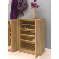 mobel oak shoe cupboard