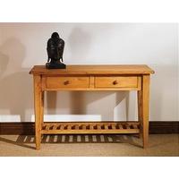 Mottisfont Waxed Hall or Side Table 4ft (Wooden)