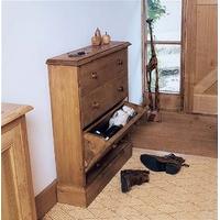 Mottisfont Waxed Small Shoe Rack (Metal)