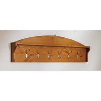 mottisfont waxed 6 hook coat rack