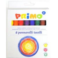 Morocolor Primo Textile Marker Pens Pack Of 8 Assorted Colours Ideal For Fabrics