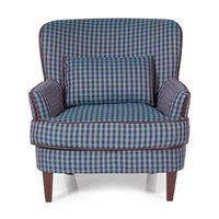Moffatt Fabric Armchair Blue