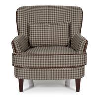 Moffatt Fabric Armchair Brown