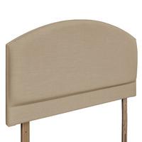 Monaco Upholstered Headboard - Small Double - Beige