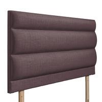 Monza Upholstered Headboard - Small Single - Amethyst