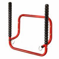 mottez red steel bike hanger