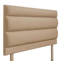 Monza Upholstered Headboard Oatmeal Small Double