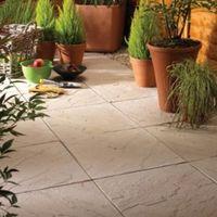 Moorland Cream Derbyshire Paving Slab (L)450 (W)450mm Pack of 76