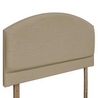 Monaco Upholstered Headboard - Small Double - Sand