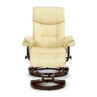 Moss Swivel Recliner Chair Cream