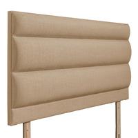 Monza Upholstered Headboard Oatmeal Single