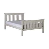 Monaco High Foot End Bed Frame Double Grey