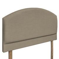 Monaco Upholstered Headboard - Small Double - Fudge