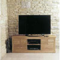 mobel solid oak tv cabinet