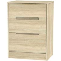 monaco bardolino chest of drawer 3 drawer deep midi