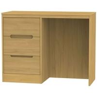 Monaco Modern Oak Dressing Table - Vanity Knee Hole