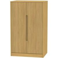 Monaco Modern Oak Wardrobe - 2ft 6in Plain Midi