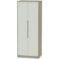 monaco kaschmir and darkolino wardrobe tall 2ft 6in with double hangin ...