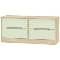 Monaco Mussel and Bardolino Bed Box - 4 Drawer