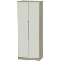 Monaco Kaschmir and Darkolino Wardrobe - Tall 2ft 6in Plain