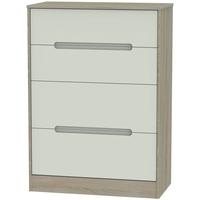 Monaco Kaschmir and Darkolino Chest of Drawer - 4 Drawer Deep