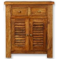 Modasa Mango Wooden Hall Cabinet - 2 Door 2 Drawer