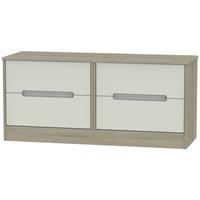 Monaco Kaschmir and Darkolino Bed Box - 4 Drawer