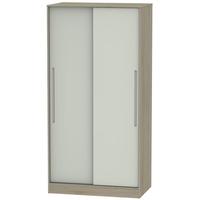 Monaco Kaschmir and Darkolino Sliding Wardrobe - Wide