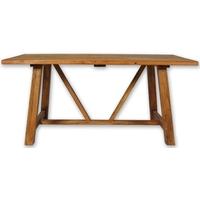 modasa mango wooden trestle dining table