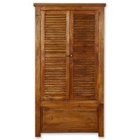 Modasa Mango Wooden Wardrobe - 2 Door 1 Drawer