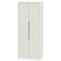 Monaco Kaschmir and White Wardrobe - Tall 2ft 6in Plain