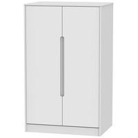 Monaco White Wardrobe - 2ft 6in Plain Midi