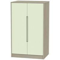 Monaco Mussel and Darkolino Wardrobe - 2ft 6in Plain Midi