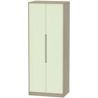 Monaco Mussel and Darkolino Wardrobe - Tall 2ft 6in Plain